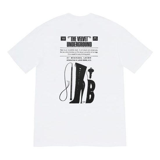 Majica Supreme The Velvet Underground Graphic Print T-Shirt Bela | SUP-FW19-431