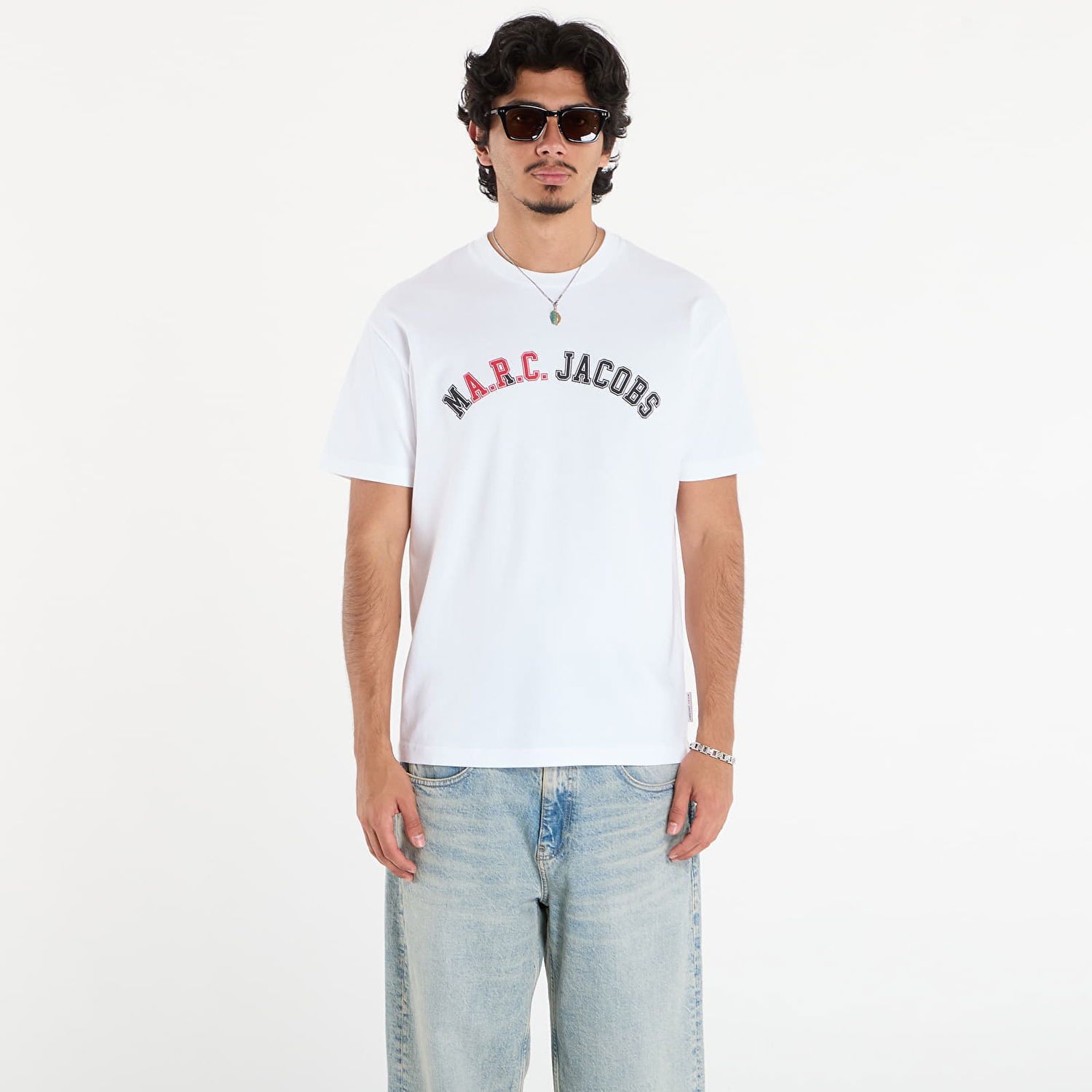 Majica A.P.C. A.P.C. x Marc Jacobs Boxy Fit T-Shirt XXL Bela | COHKS-H26554 AAB, 0