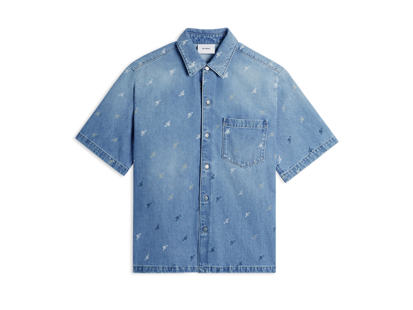 Srajce AXEL ARIGATO Miles Shirt Modra | A2084001