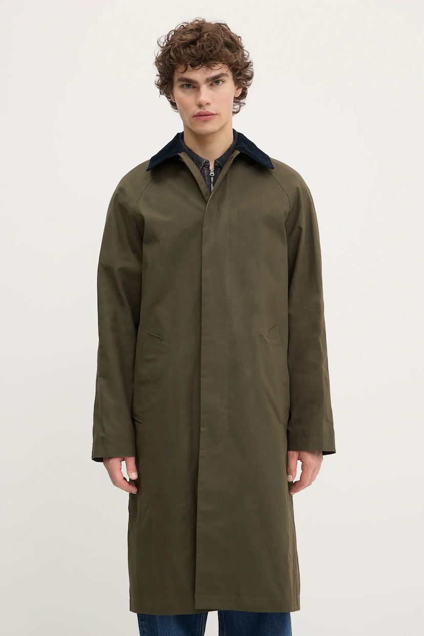 Plašči A.P.C. A.P.C. Mac Gaspard Coat Zelena | COHIL.M01548