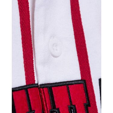 Dres Mitchell & Ness Practice Day Button Front Jersey CHICAGO BLACKHAWKS Bela | TBTF4994-CBHYYPPPWHIT, 3