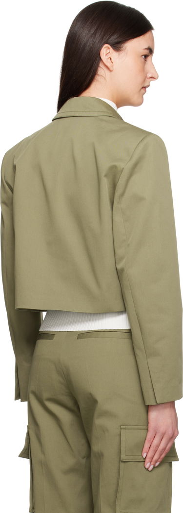 Jakna Anine Bing Anine Bing Dayton Cropped Military Jacket Zelena | A-01-11150-AYG3, 2