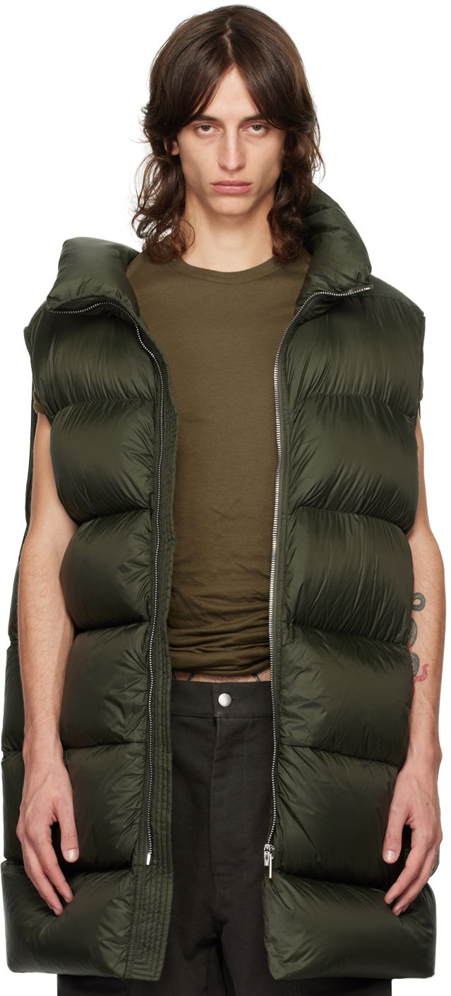 Telovnik Rick Owens Flight Down Vest Zelena | RU02D6783 NPD3