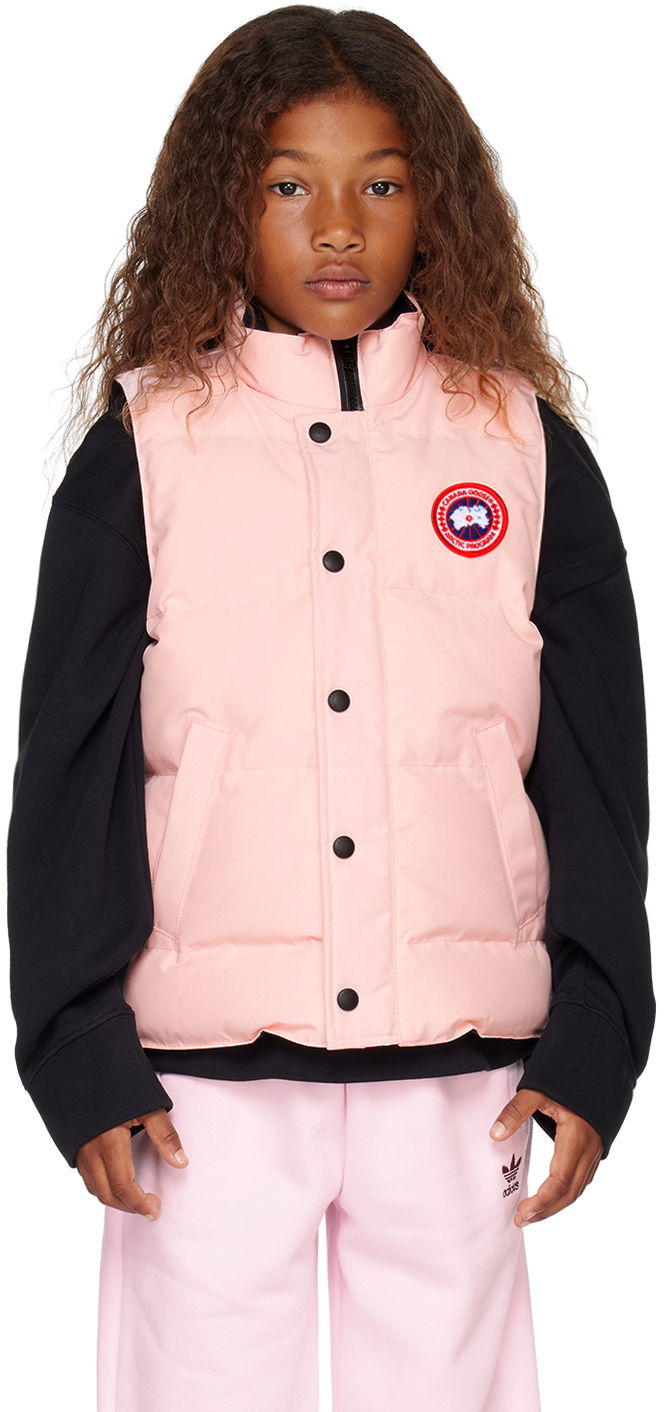 Telovnik Canada Goose Kids' Vanier Down Vest Roza | 4554Y