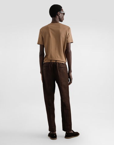 Hlače Dolce & Gabbana Dolce & Gabbana Linen Trousers 44 Rjava | GV4EEZFU4JBM1213, 2