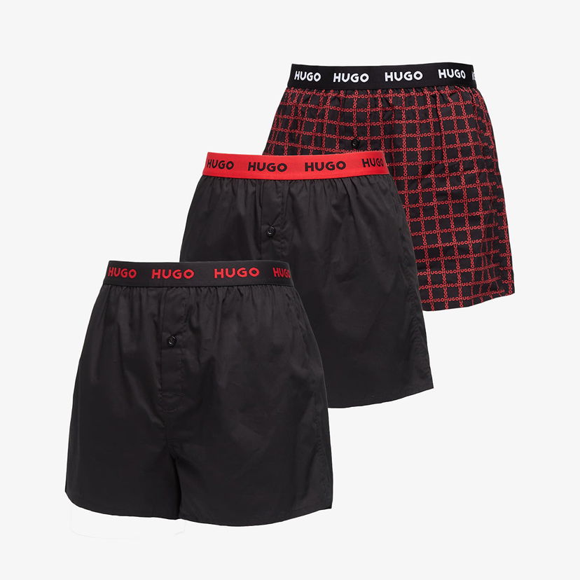 Boksarice BOSS Hugo Woven Boxer 3-Pack Multicolor Večbarvna | 50532565-962