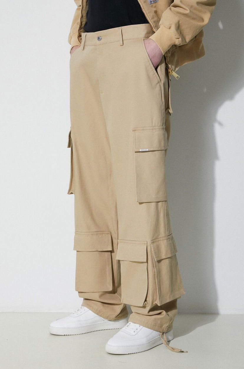 Cargo hlače Represent Clo Cargo Pants Baggy Bež | MLM521.494