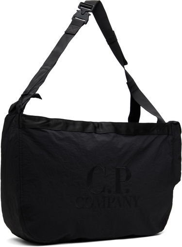Torba za čez ramo C.P. Company Paper Touch Zipped Shoulder Bag Črna | 18CMAC227A-110188G, 1