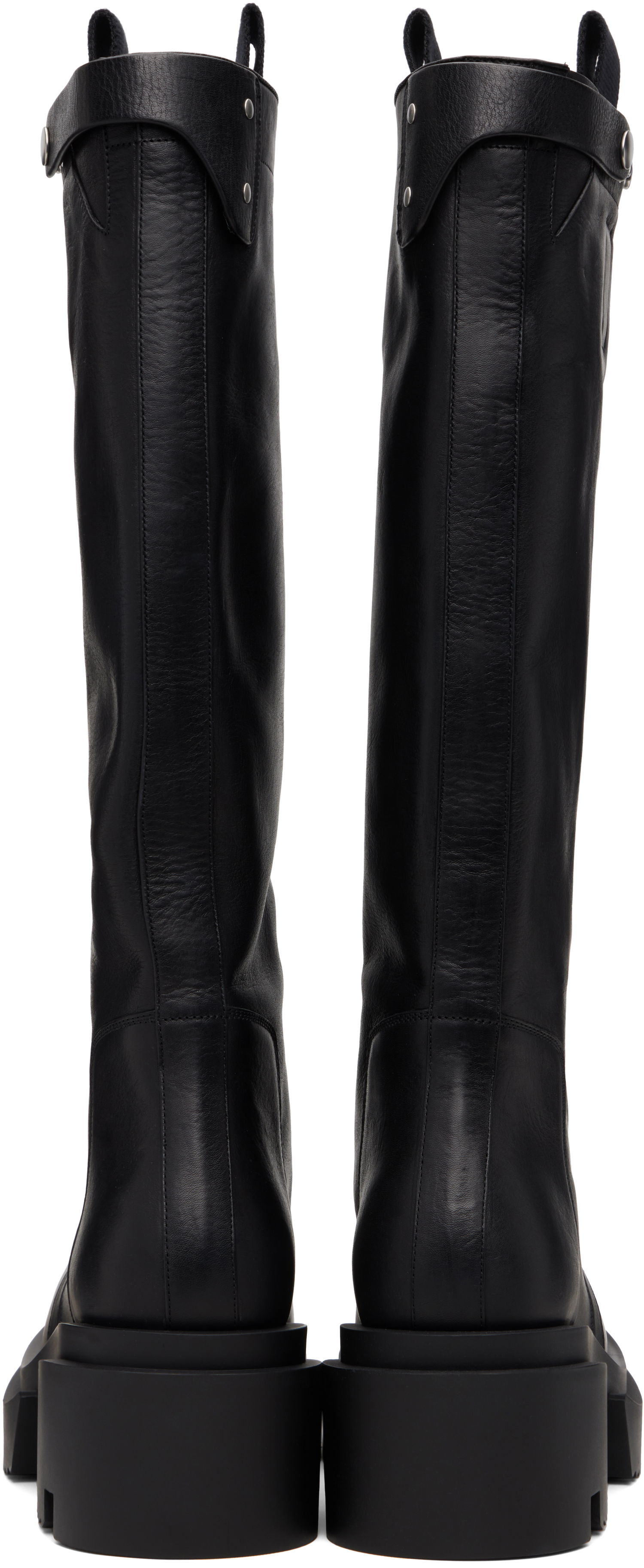 Superge in čevlji Rick Owens Rick Owens Concordians Pull On Mega Tractor Boots Črna | RU02E1834 LOO, 1