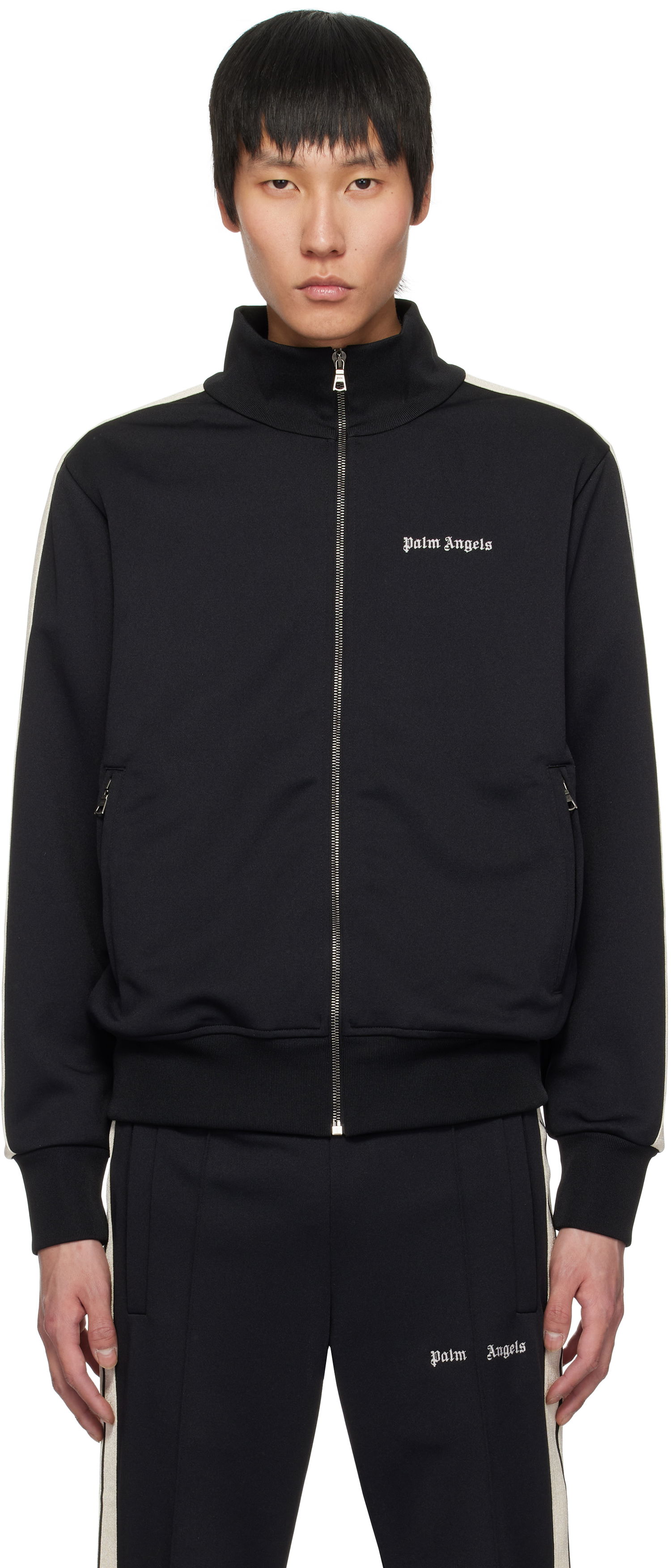 Trenirka Palm Angels Palm Angels Classic Logo Track Jacket Črna | PMBD058C99FAB0021003, 0