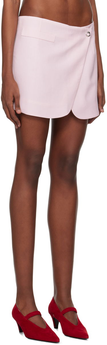Krila Coperni Coperni Tailored Wrap Miniskirt Roza | COPJ24834, 1