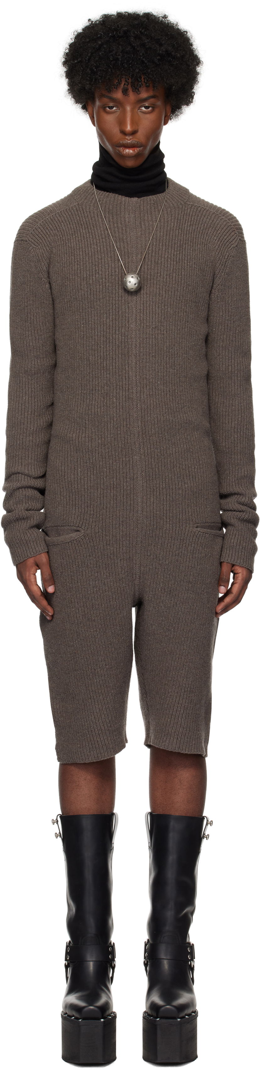 Kombinezon Rick Owens Jumpsuit Siva | RR02D6697 WSBR