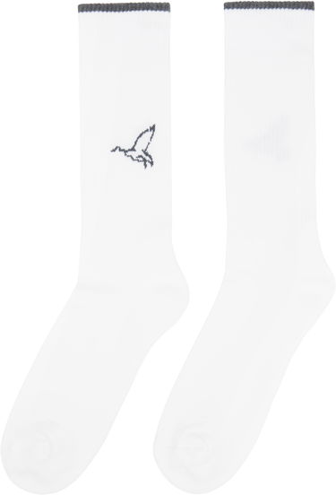 Nogavice Thom Browne Thom Browne Geese Icon Socks Bela | MAS206A-Y3022, 1