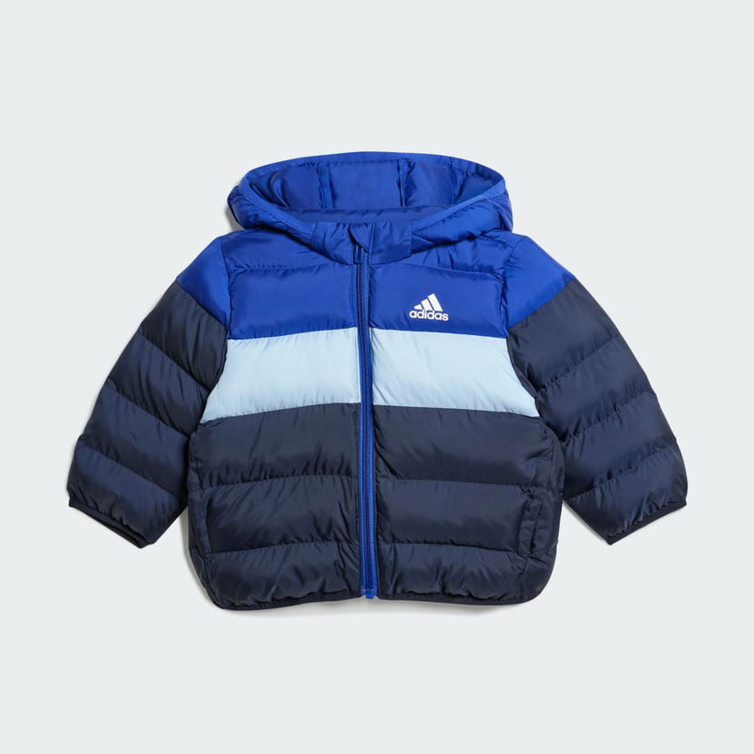 Puhovka adidas Performance Padded Hooded Jacket Modra | IV9507