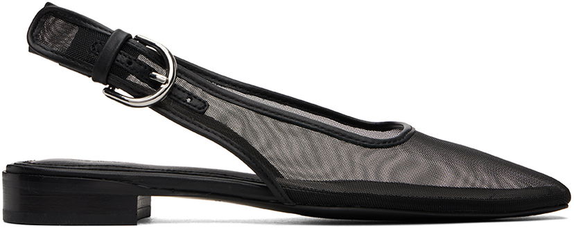 Oblačila rag & bone rag & bone Astra Slingback Ballerina Flats Črna | WFF24PF028MS28