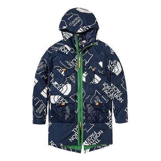 Dežni plašč The North Face Oversized Mountain Parka Jacket Modra | 529S-WE7