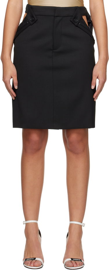 Krila Coperni Coperni Open Hip Miniskirt Črna | COPJ48BIS111, 0
