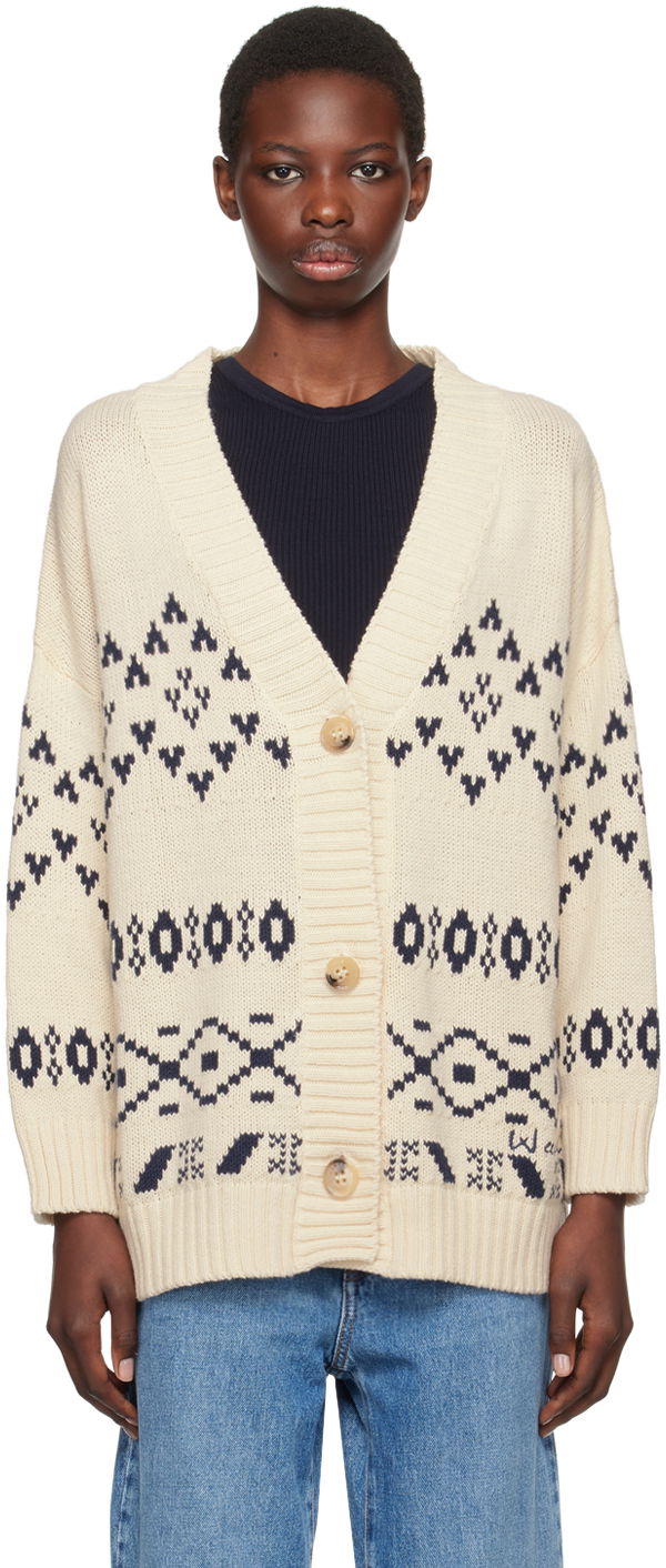 Pleteni pulover Max Mara Weekend Max Mara Acacia Knit Cardigan Bela | 2425346031600