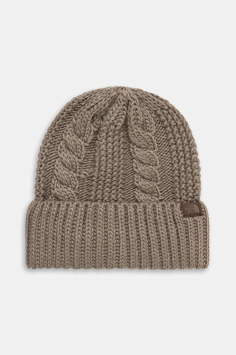 Beanie The North Face The North Face Oh-Mega Cable Knit Beanie Rjava | NF0A7WJJBOW1