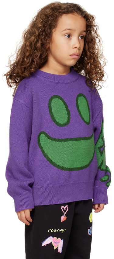 Pleteni pulover Perks And Mini Perks and Mini Face Sweater Lila | 55001, 1
