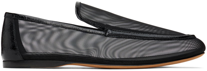 Superge in čevlji Khaite Khaite Alessia Mesh Loafers Črna | F4047-880