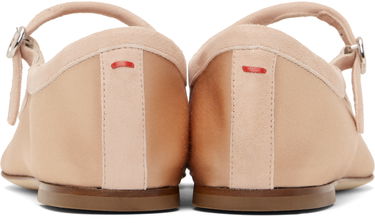 Modni dodatki Aeyde Aeyde Uma Satin Toe-Cap Ballerina Flats Roza | A11-FL-RKLS08FL169-SS25-960-067, 1