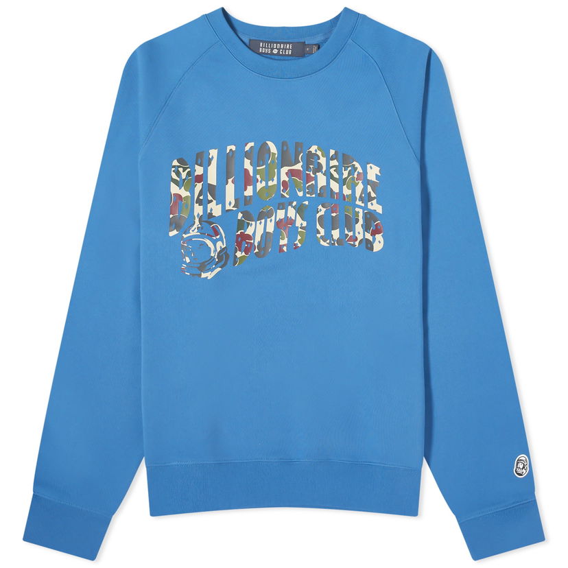 Pulover BILLIONAIRE BOYS CLUB Duck Camo Arch Logo Crew Sweat Modra | B23428-BL