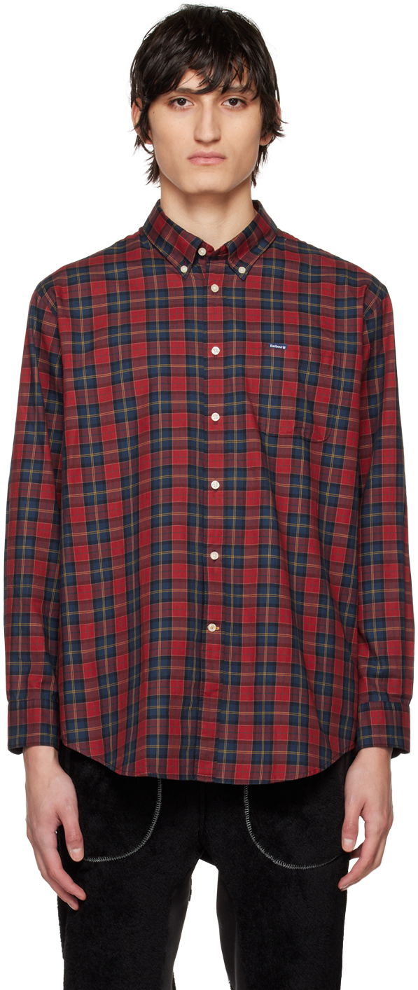 Srajce Barbour Barbour Check Button-Down Shirt Rdeča | MSH5263RE96, 0