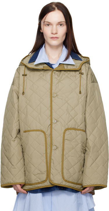 Puhovka A.P.C. Hooded Quilted Jacket Zelena | PSAKJ-M32005, 0