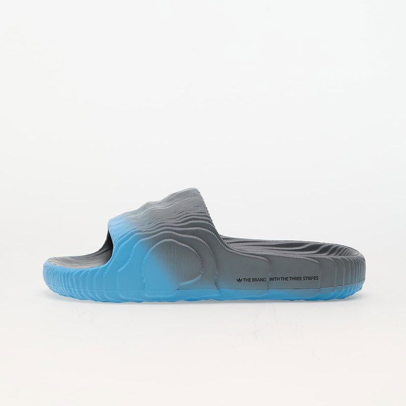 Superge in čevlji adidas Originals Adilette 22 Grey Three/ Semi Blue Burst/ Core Black Modra | IF3672