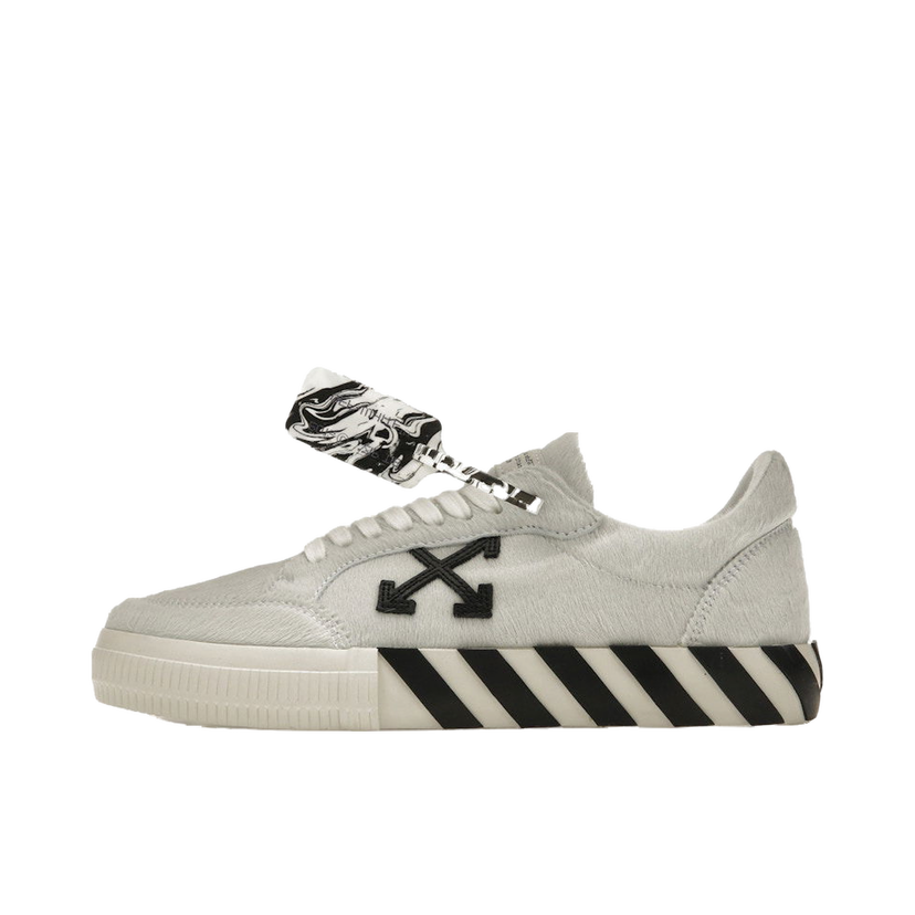 Superge in čevlji Off-White Vulc Low White Black Arrow FW 20 Bela | OMIA085F20LEA0020110