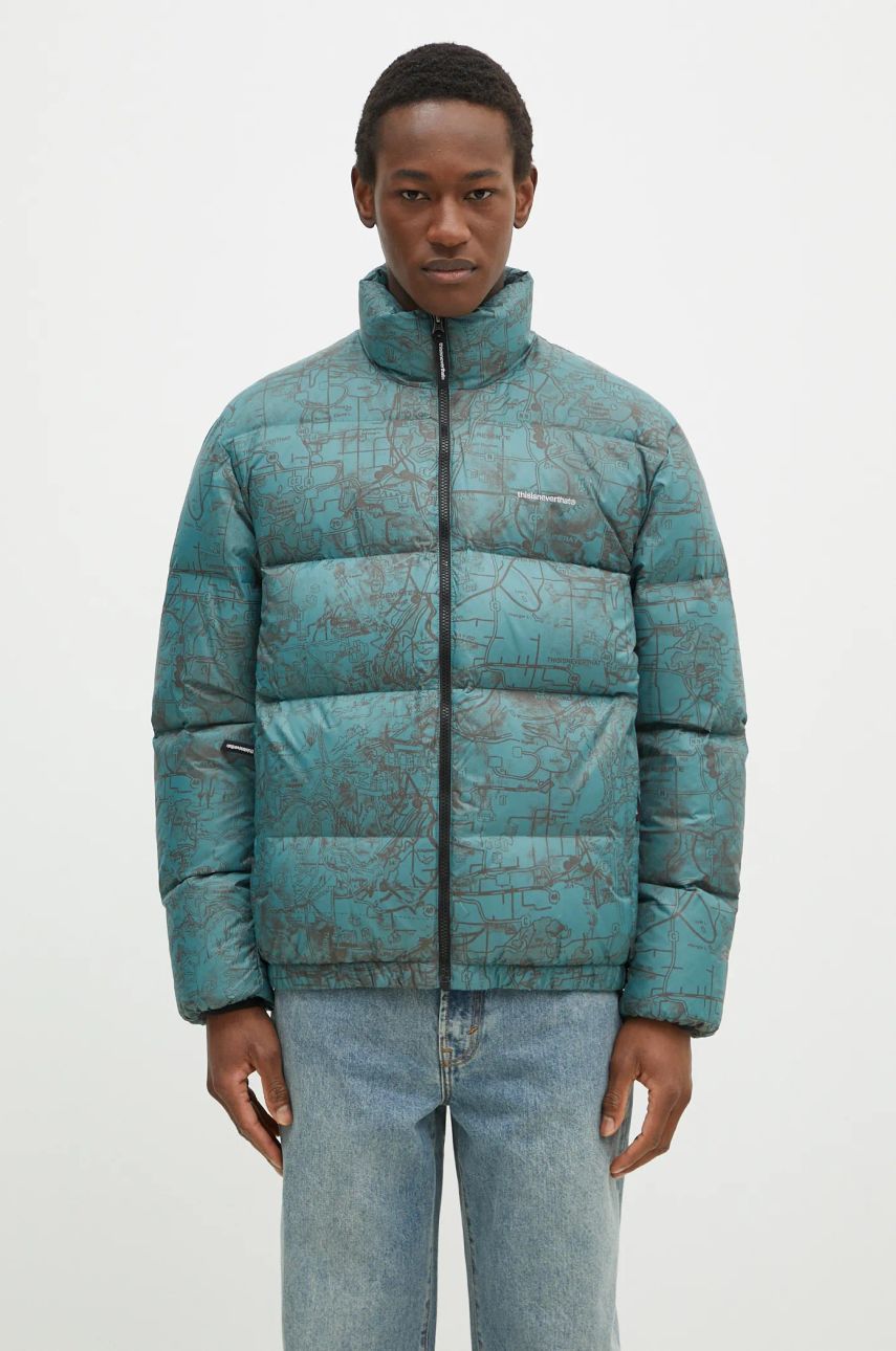 Puhovka thisisneverthat thisisneverthat PERTEX T Oversized Down Jacket Zelena | TN243OOWHS02, 0