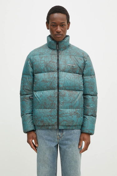 Puhovka thisisneverthat thisisneverthat PERTEX T Oversized Down Jacket Zelena | TN243OOWHS02, 0