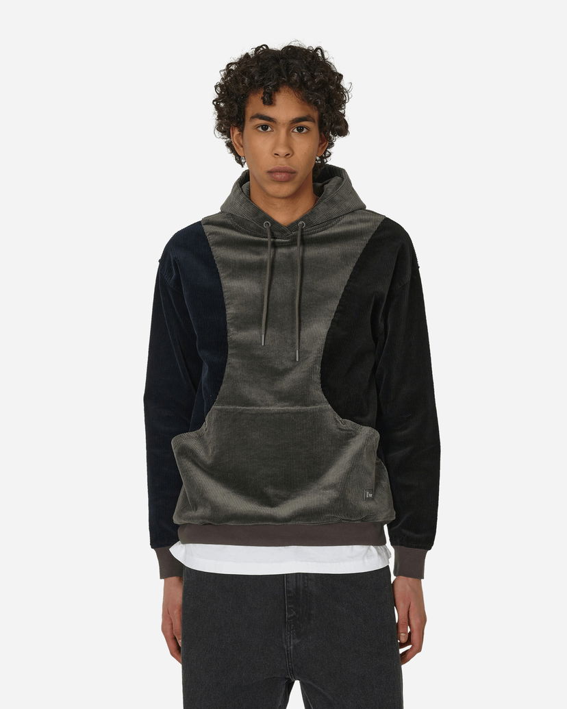 Pulover Dime Wave Corduroy Hoodie Siva | DIMEHO239 CHA