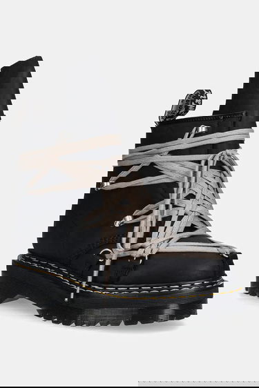 Superge in čevlji Rick Owens Rick Owens DRKSHDW x Dr. Martens 1460 Quad Sole Megalace® Boot Črna | DM02E6812.8001, 0