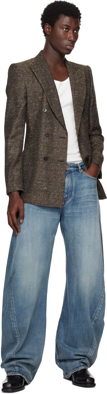 Kavbojke Versace Versace Baggy Twisted Jeans Modra | 1019900_1A14295, 3