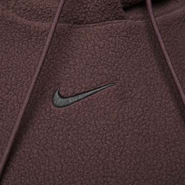 Pulover Nike Plush Pullover Hoody Bordo | DQ6840-652, 1