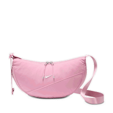 Torbice za okoli pasu Nike Nike Aura Crescent Shoulder Bag (4 l) Roza | HQ4370-699, 0