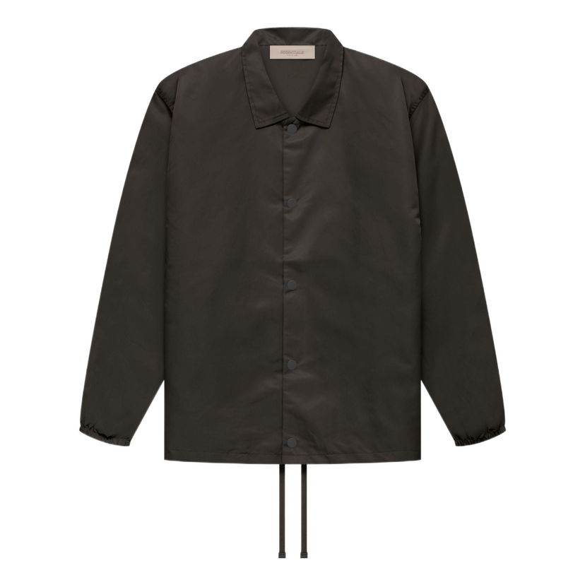 Vetrovka Fear of God Essentials Nylon Coaches Jacket Črna | FOG-FW22-609