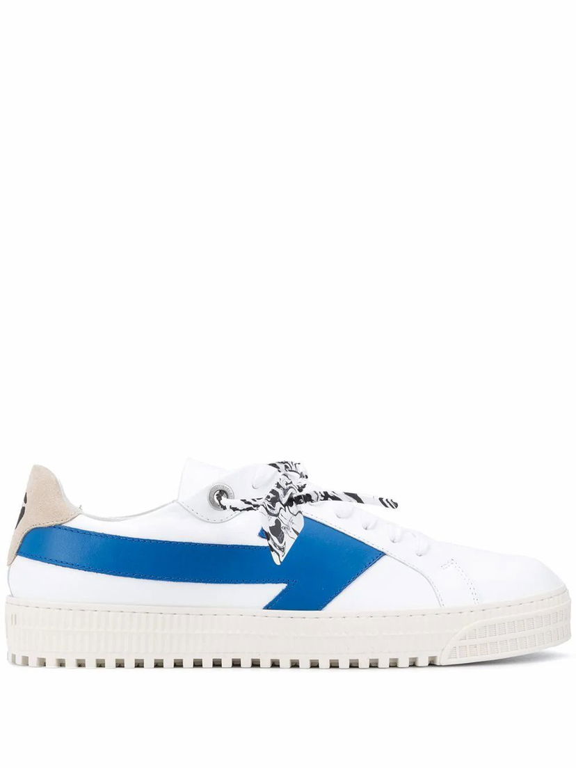 Superge in čevlji Off-White Arrows Low "White Blue" Bela | OMIA177E20LEA0010145