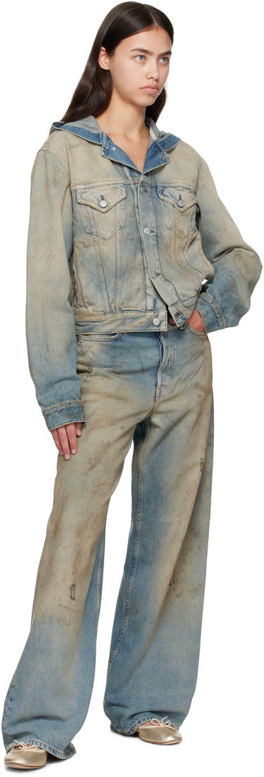 Jakna Acne Studios Acne Studios Hooded Denim Jacket Modra | C90199-, 3