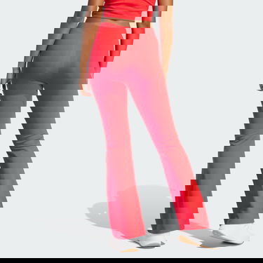 Trenirka adidas Performance Essentials Small Logo Flared Leggings Rdeča | JD3074, 2