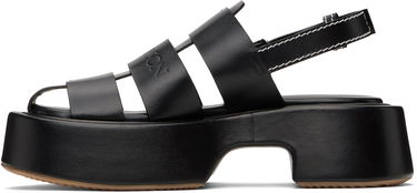 Superge in čevlji JW Anderson JW Anderson Stripe Platform Sandals Črna | SN0099-LA0323, 2