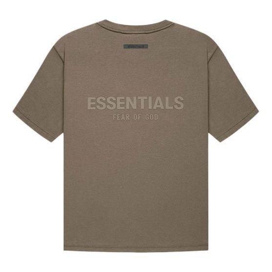 Majica Fear of God Fear of God Essentials Logo T-Shirt Rjava | FOG-FW21-008