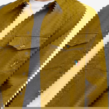 Srajce Paul Smith Paul Smith Two-Pocket Zebra Shirt, Size Large Rjava | M2R-647X-P21452-36A, 5