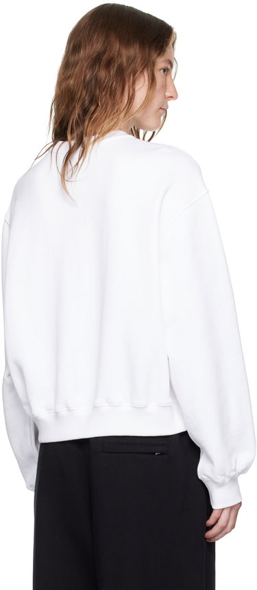 Pulover Alexander Wang Puff Logo Sweatshirt Bela | 4CC3241508, 2