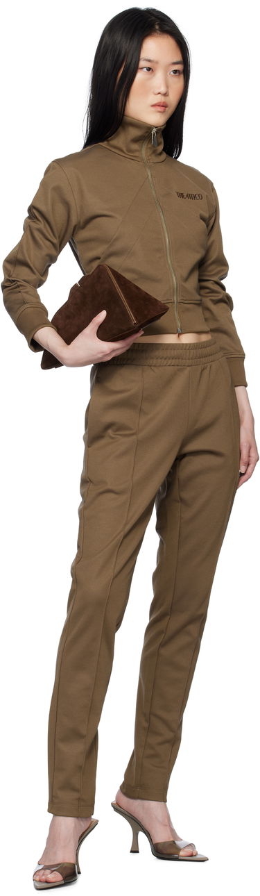 Trenirka The Attico The Attico Cropped Track Jacket Rjava | 250WCF00022 JJJ055AA, 3