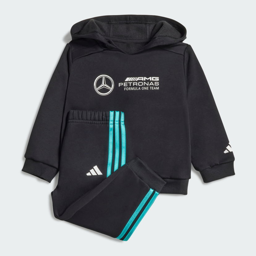 Trenirka adidas Performance Mercedes - AMG Petronas Formula One Team DNA Baby Jogger Set Črna | JV5439