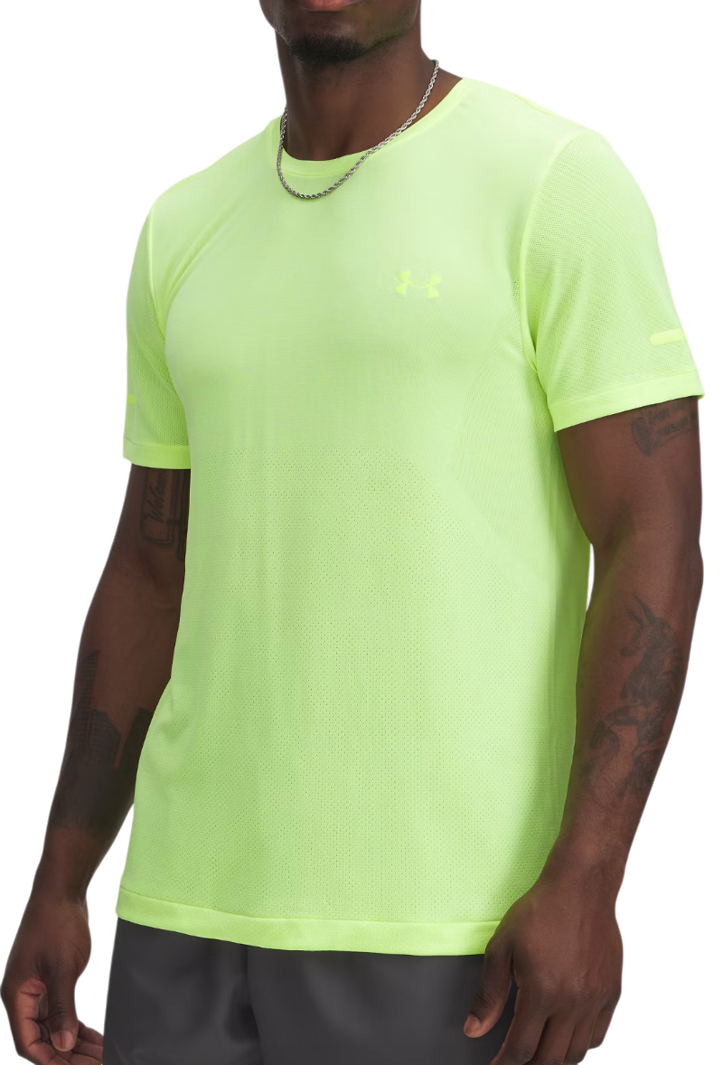Majica Under Armour Seamless Stride Short Sleeve T-Shirt Rumena | 1375692-731