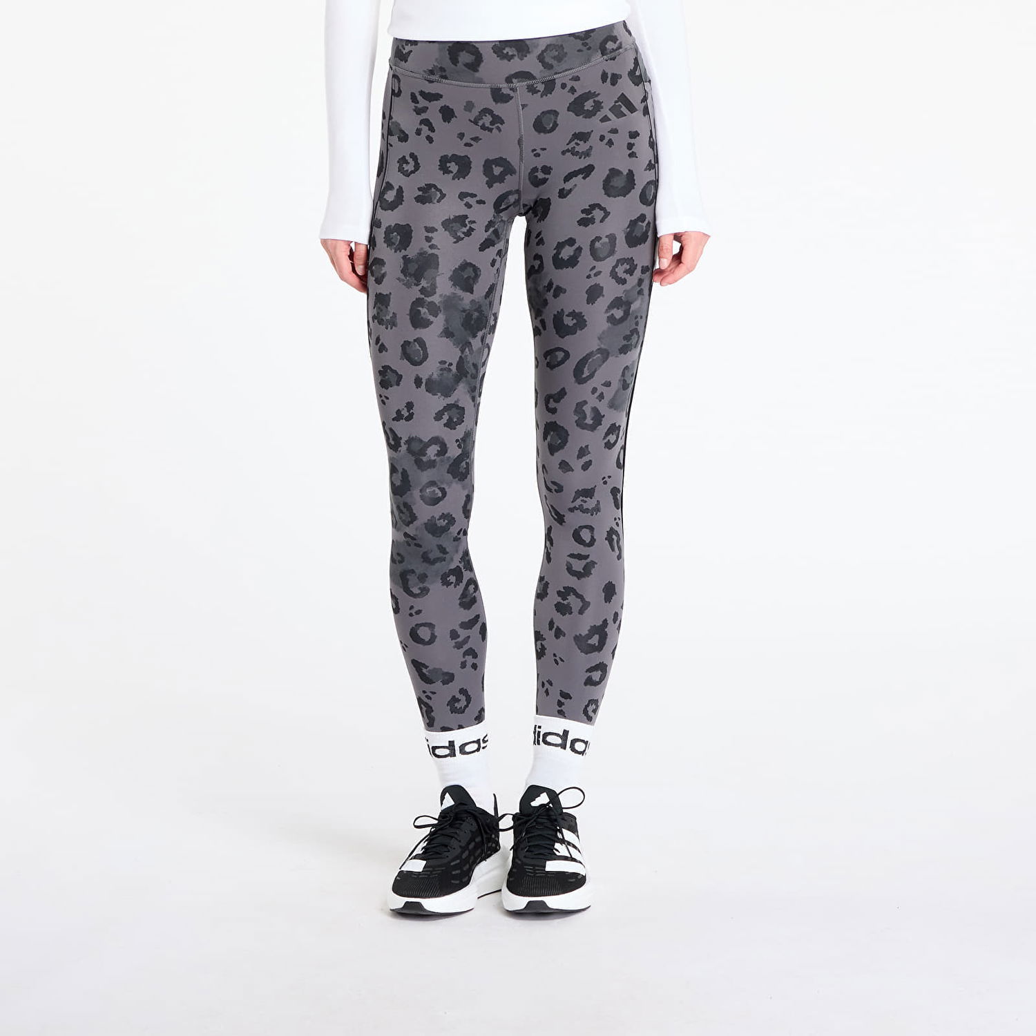 Pajkice adidas Performance Optime Essentials Printed Full Length Leggings Siva | JN2650, 0
